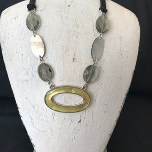 Lia Sophia - Mother-of-Pearl & Crystal Necklace